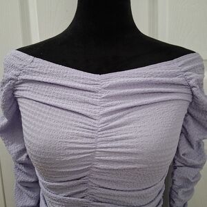 NWOT Elodie Nordstrom Brand Ruched & Cropped Top Size S